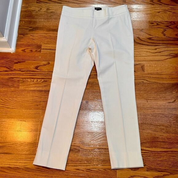 Worth Textured White Dress Pants. Size 4. - Picture 1 of 9